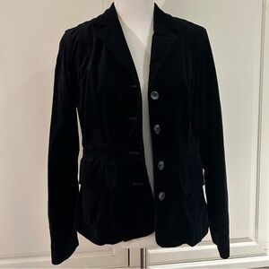 Tommy Hilfiger Women’s Stretch Black Velvet Blazer